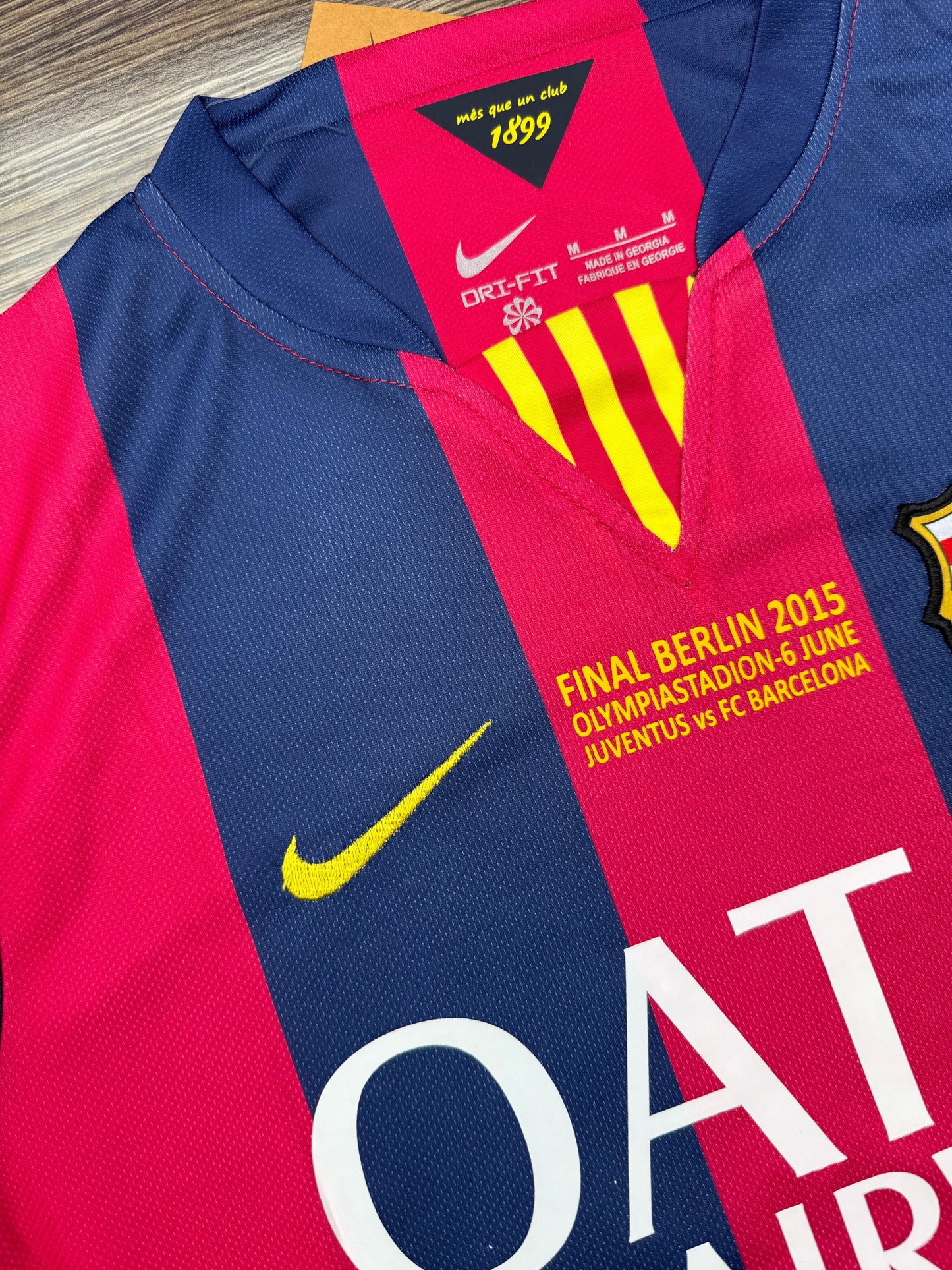 Barca 14/15 Home Jersey Full Sleeves
