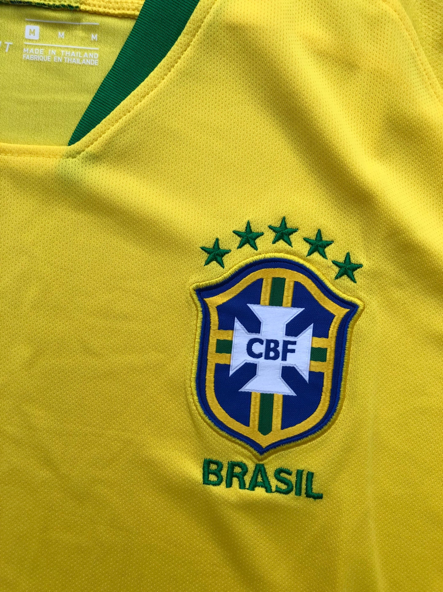 Brazil 2018 Home Full sleeves Fan Version