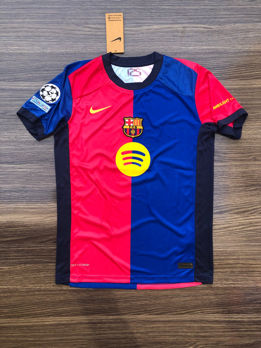 Barca 24/25 Home Kit Half sleeves