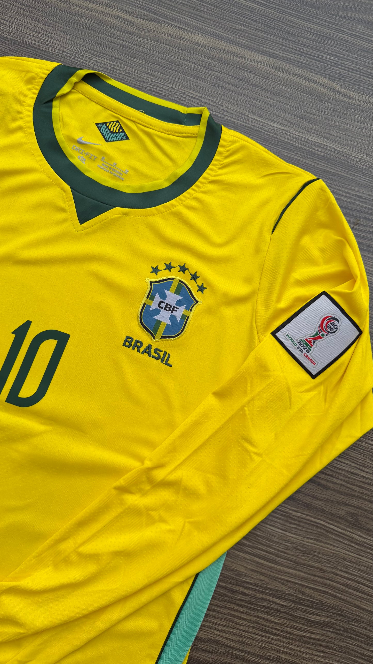 Brazil 26 WC Home Kit Full Sleeve