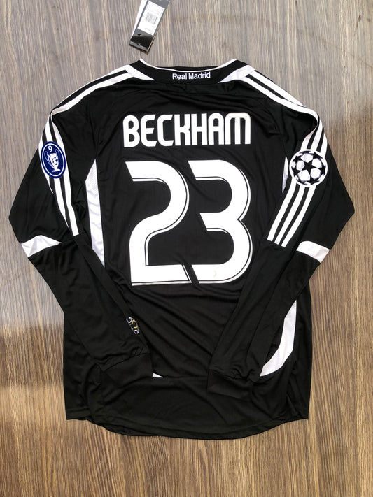 Real 06/07 Away Jersey Full Sleeves Beckham