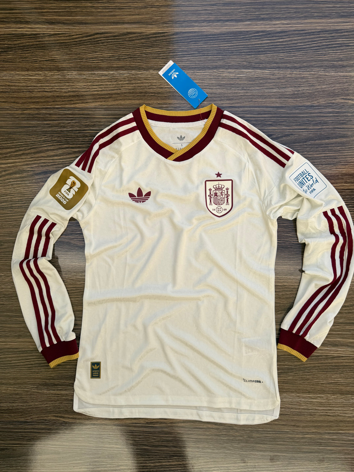 Spain 26 WC Away Jersey ( Player Version ) Full Sleeve