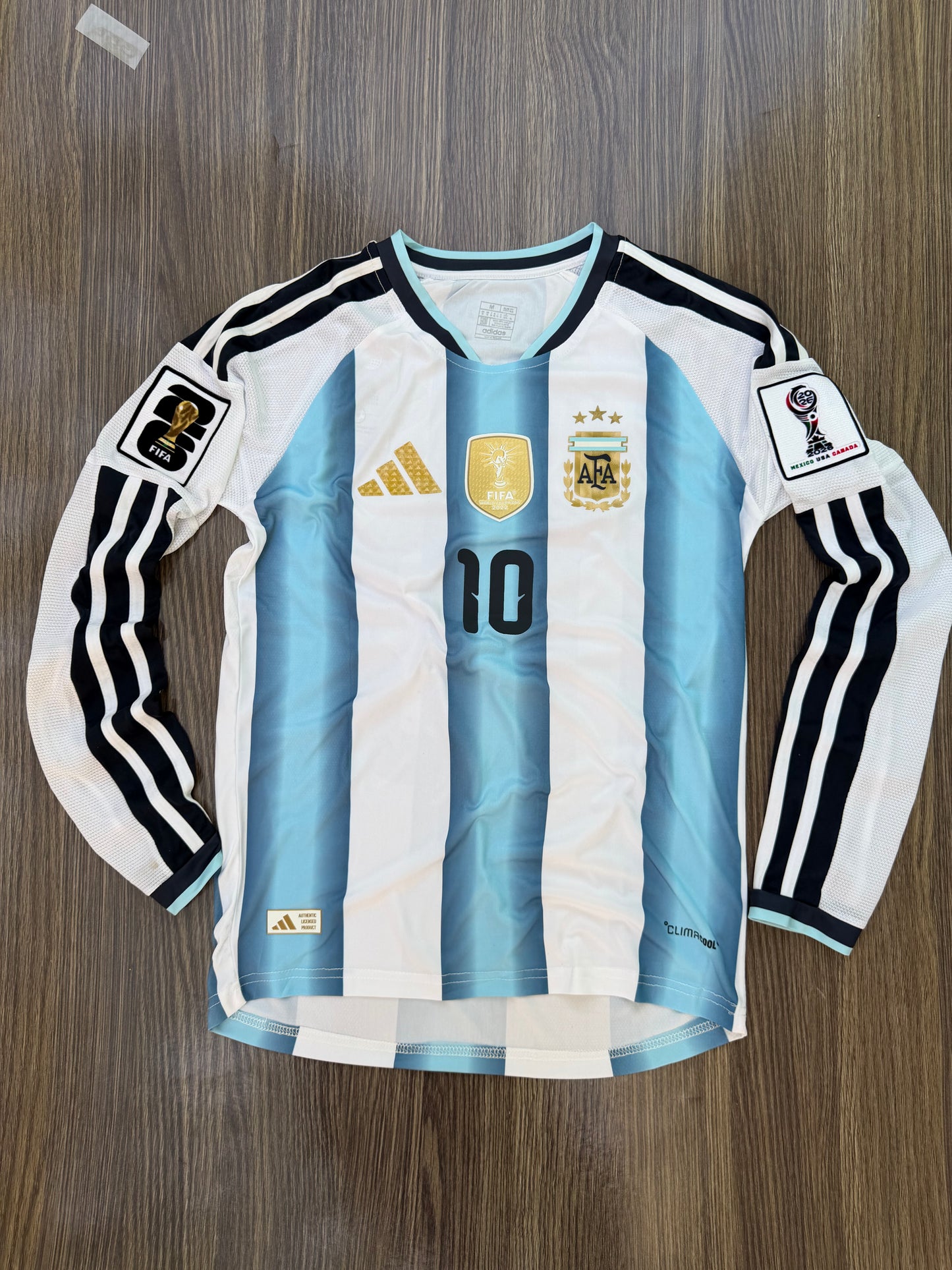 Argentina 26 WC Home Kit Full Sleeves ( TPU )
