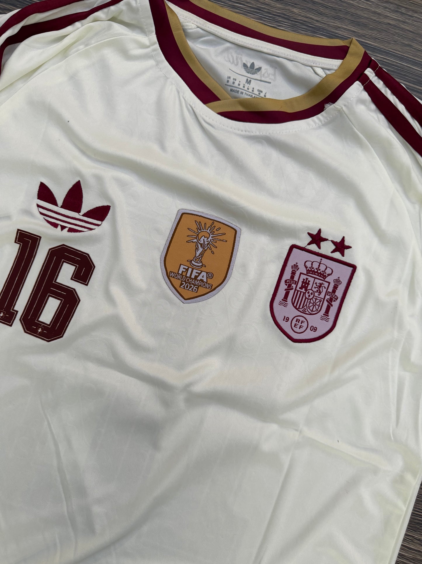 Spain 26 WC Away Kit Half Sleeve