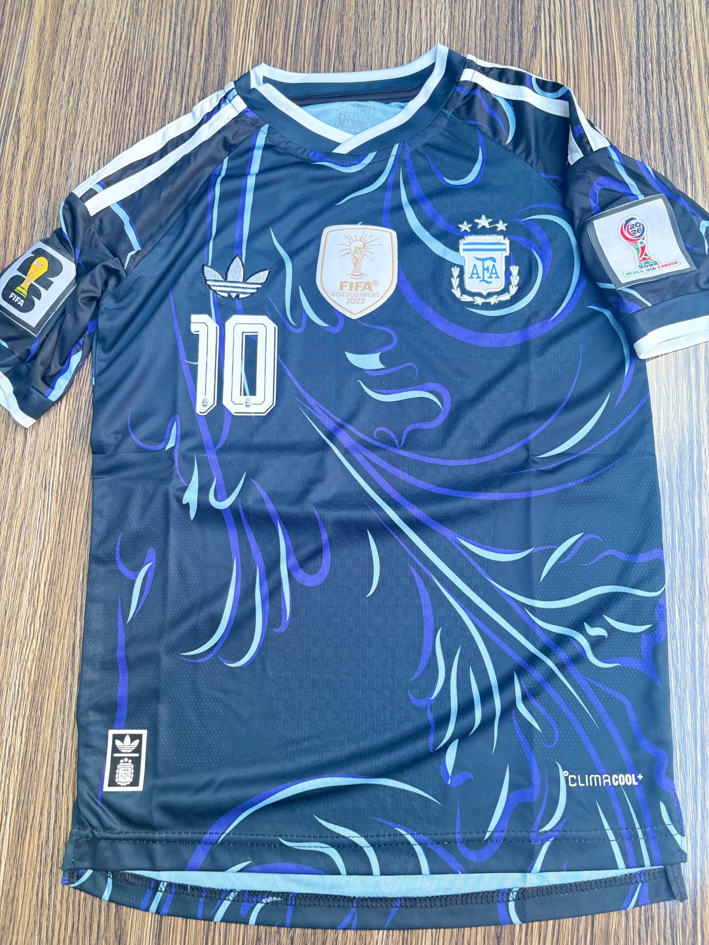 Argentina Away Kids Kit Embroidery