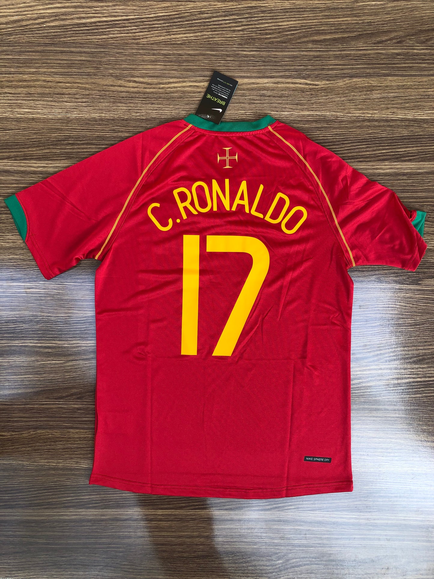 Portugal 06 WC Home Jersey
