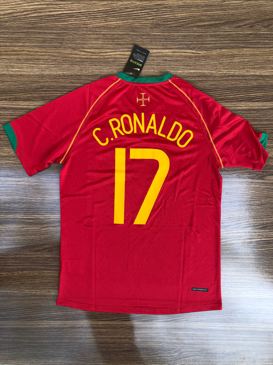 Portugal 06 WC Home Jersey
