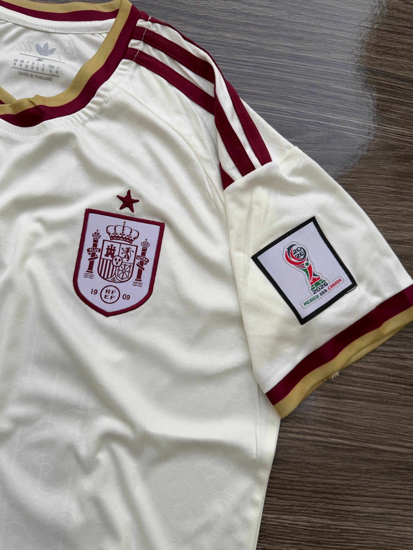 Spain 26 WC Away Kit Half Sleeve