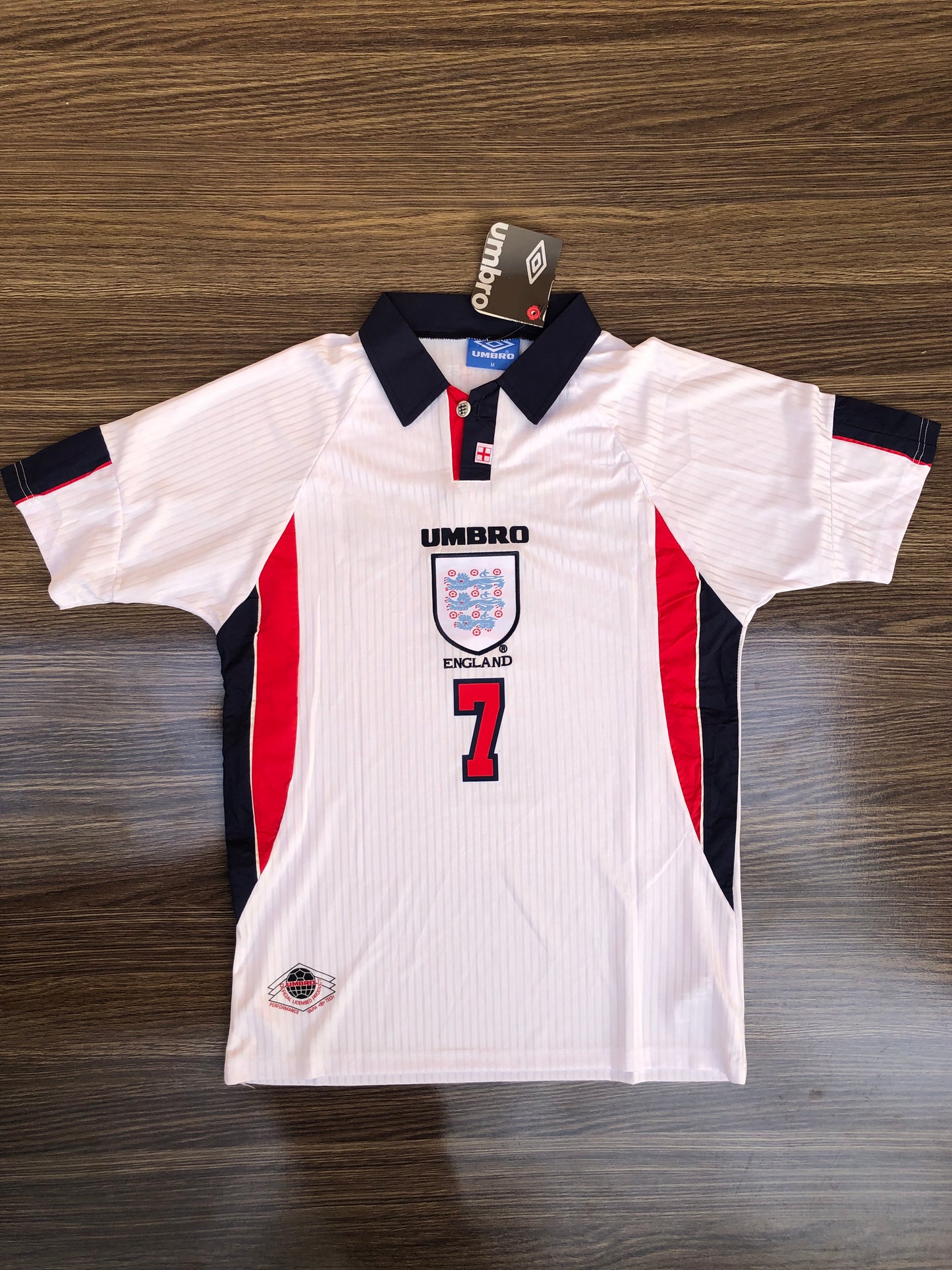 England 98 Home Jersey
