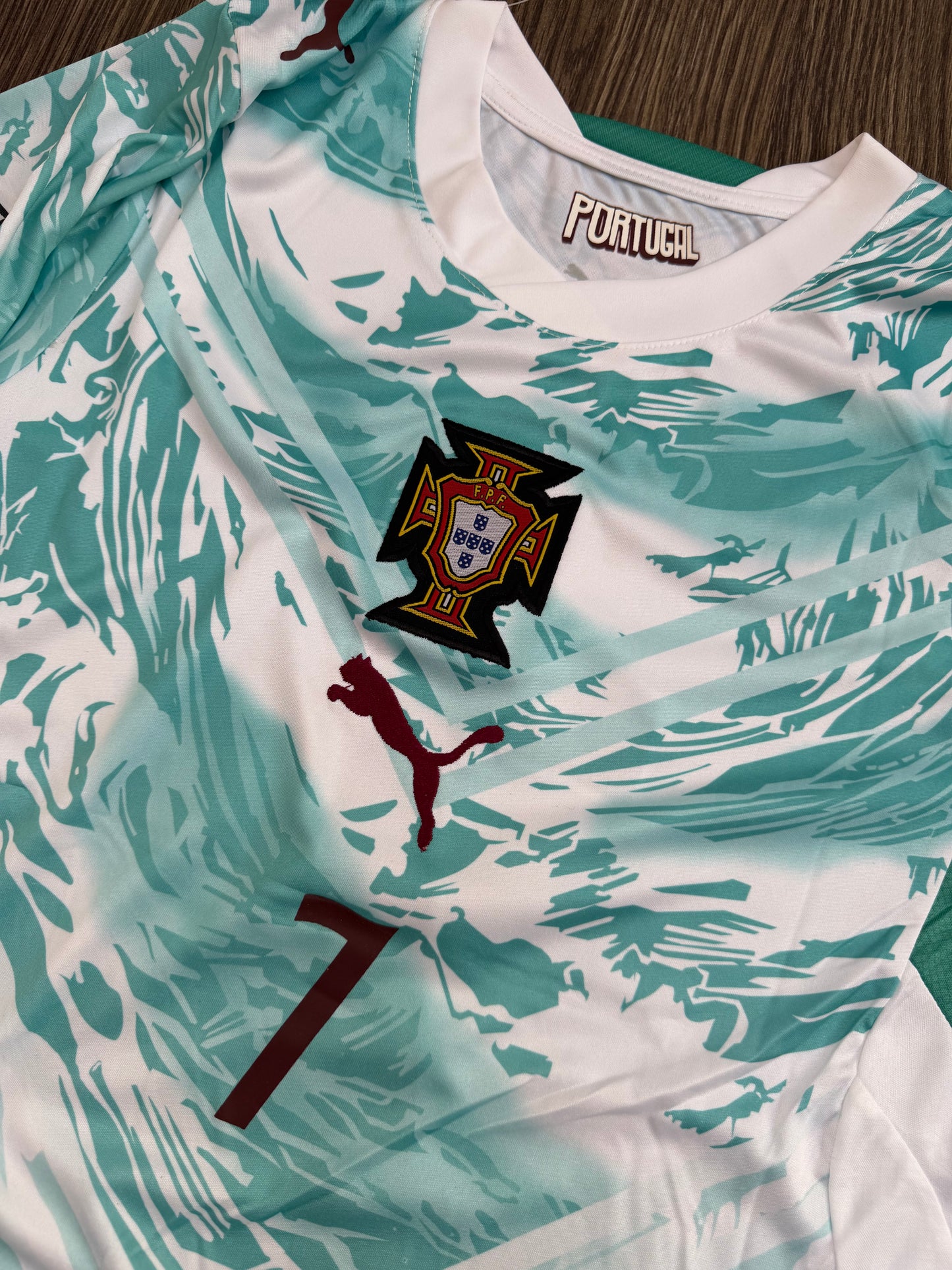 Portugal 26 WC Away Kit Half Sleeve