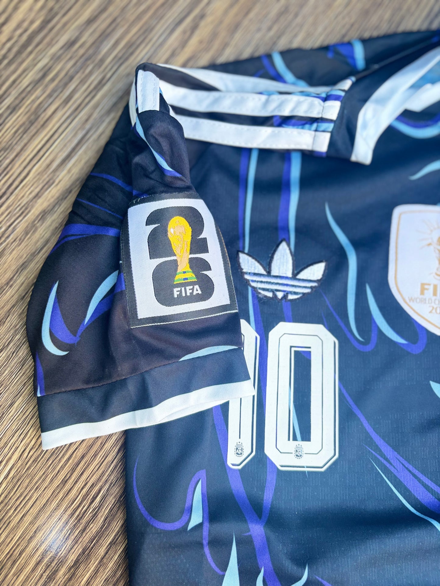 Argentina Away Kids Kit Embroidery