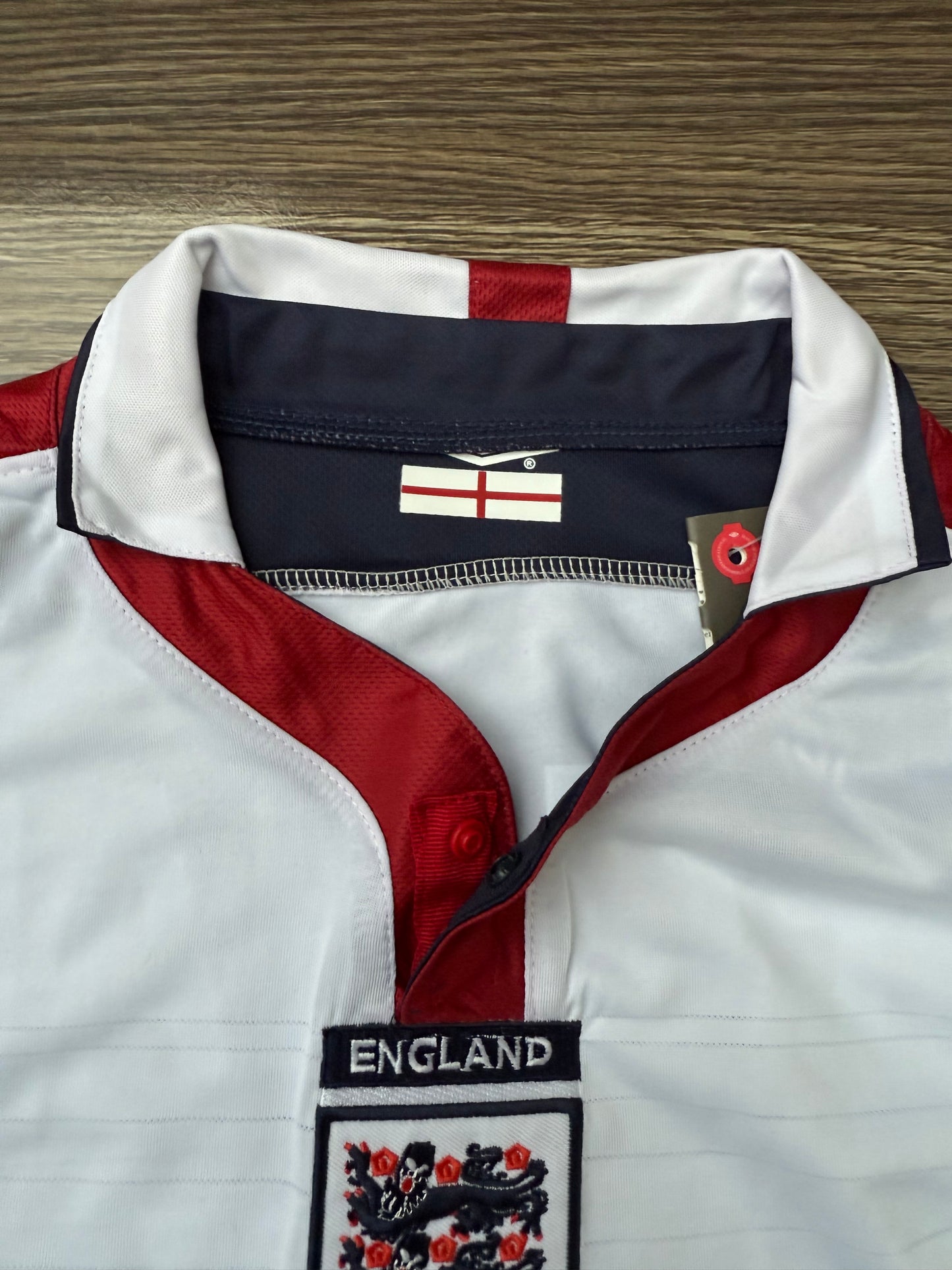 England 04 Home Jersey