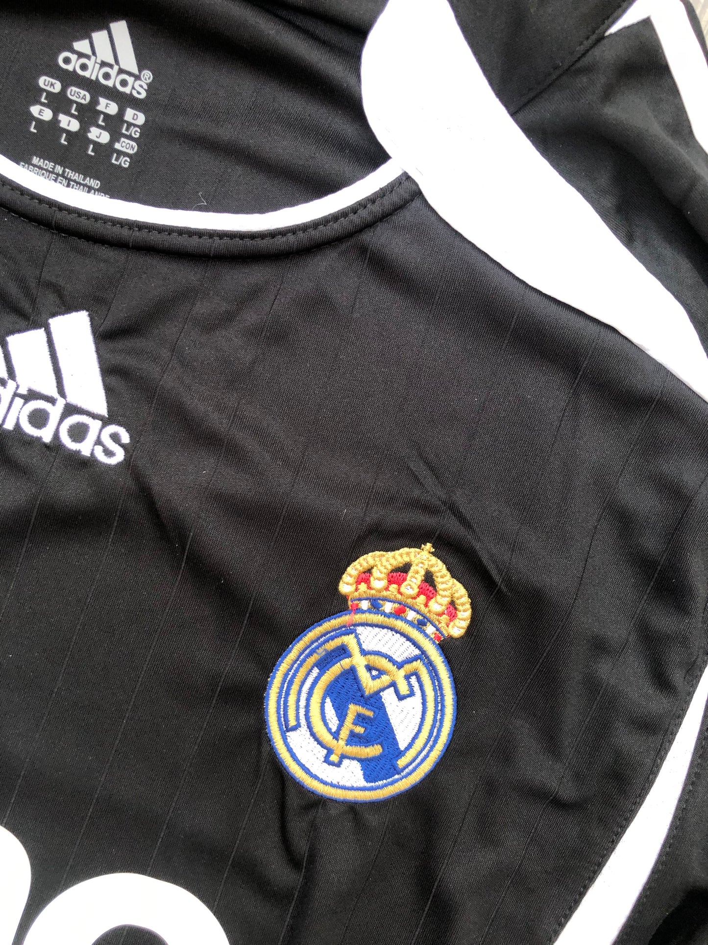 Real 06/07 Away Jersey Full Sleeves Beckham