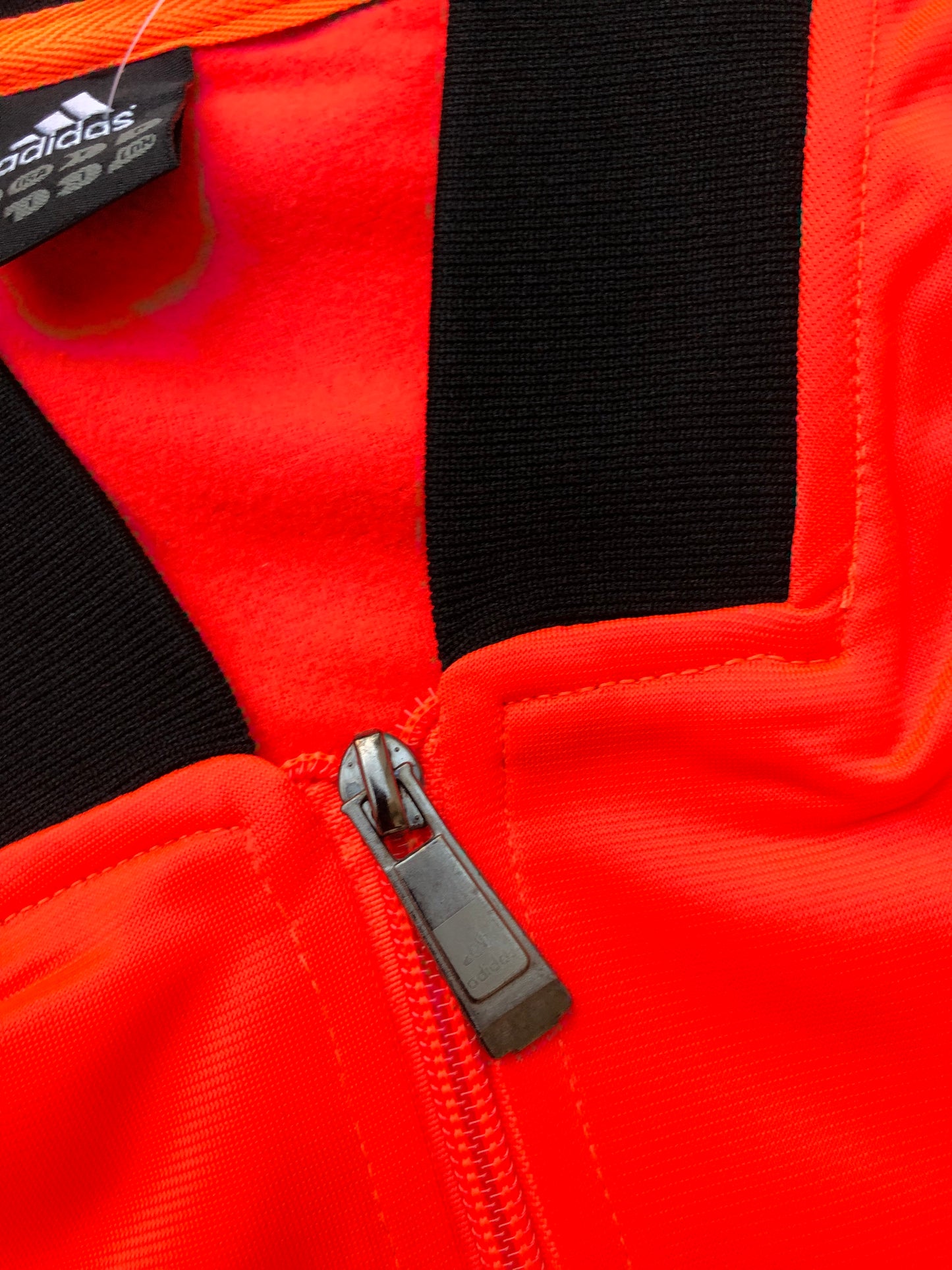 Real Orange Neon Zipper