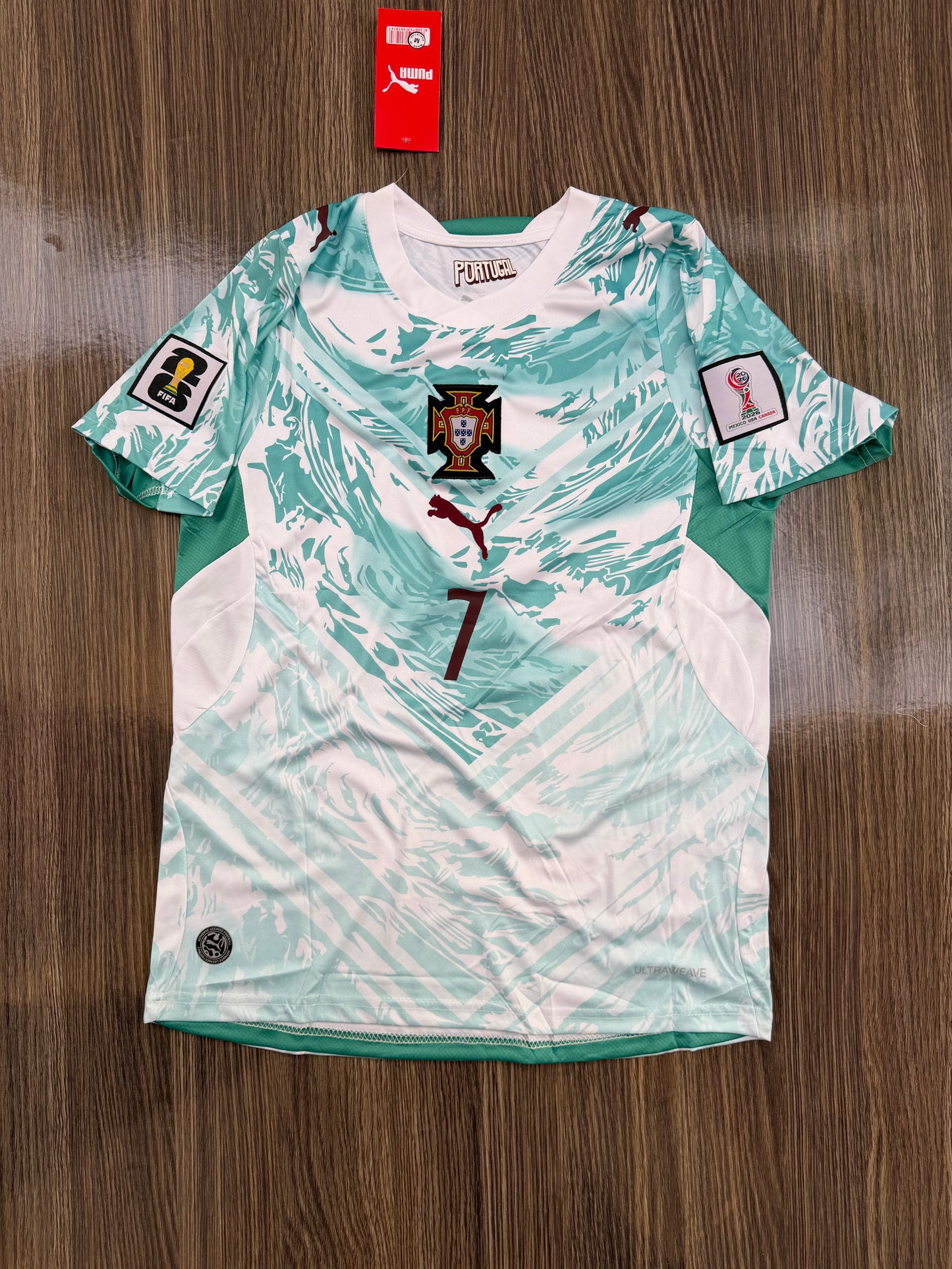 Portugal 26 WC Away Kit Half Sleeve