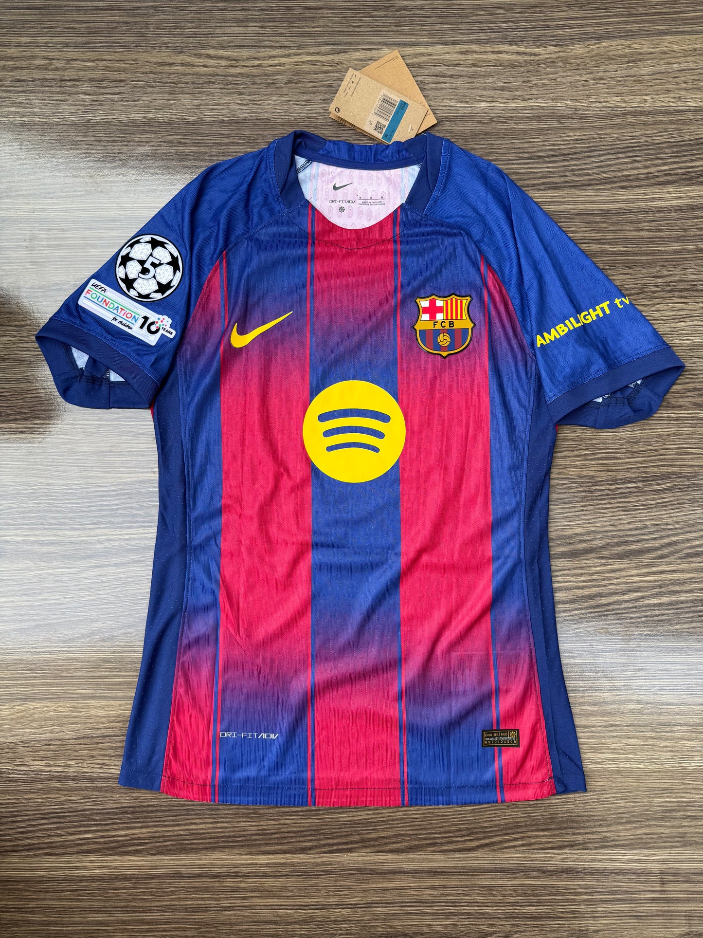 Barca 25/26 Home Jersey Player Version