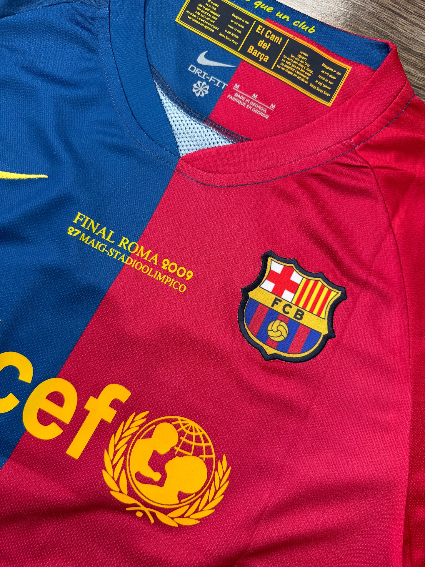 Barca 08/09 Home Jersey Full sleeves