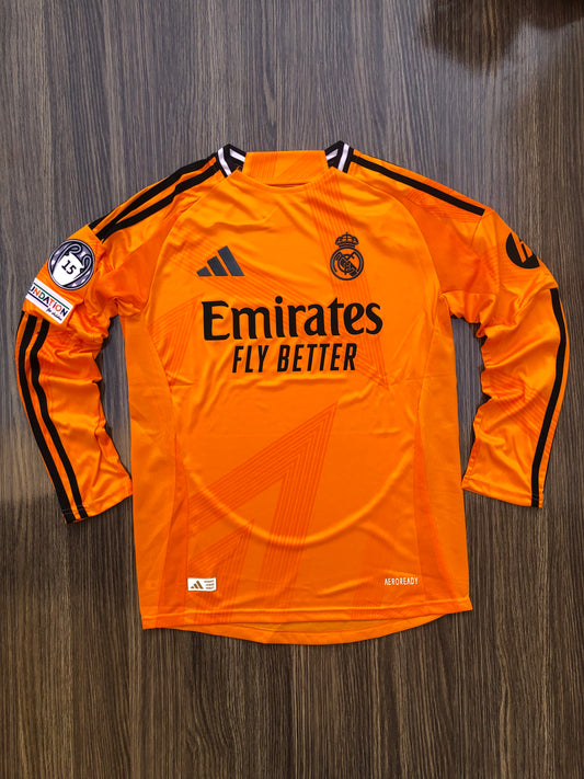 Real Madrid 24/25 Away Kit Full Sleeve