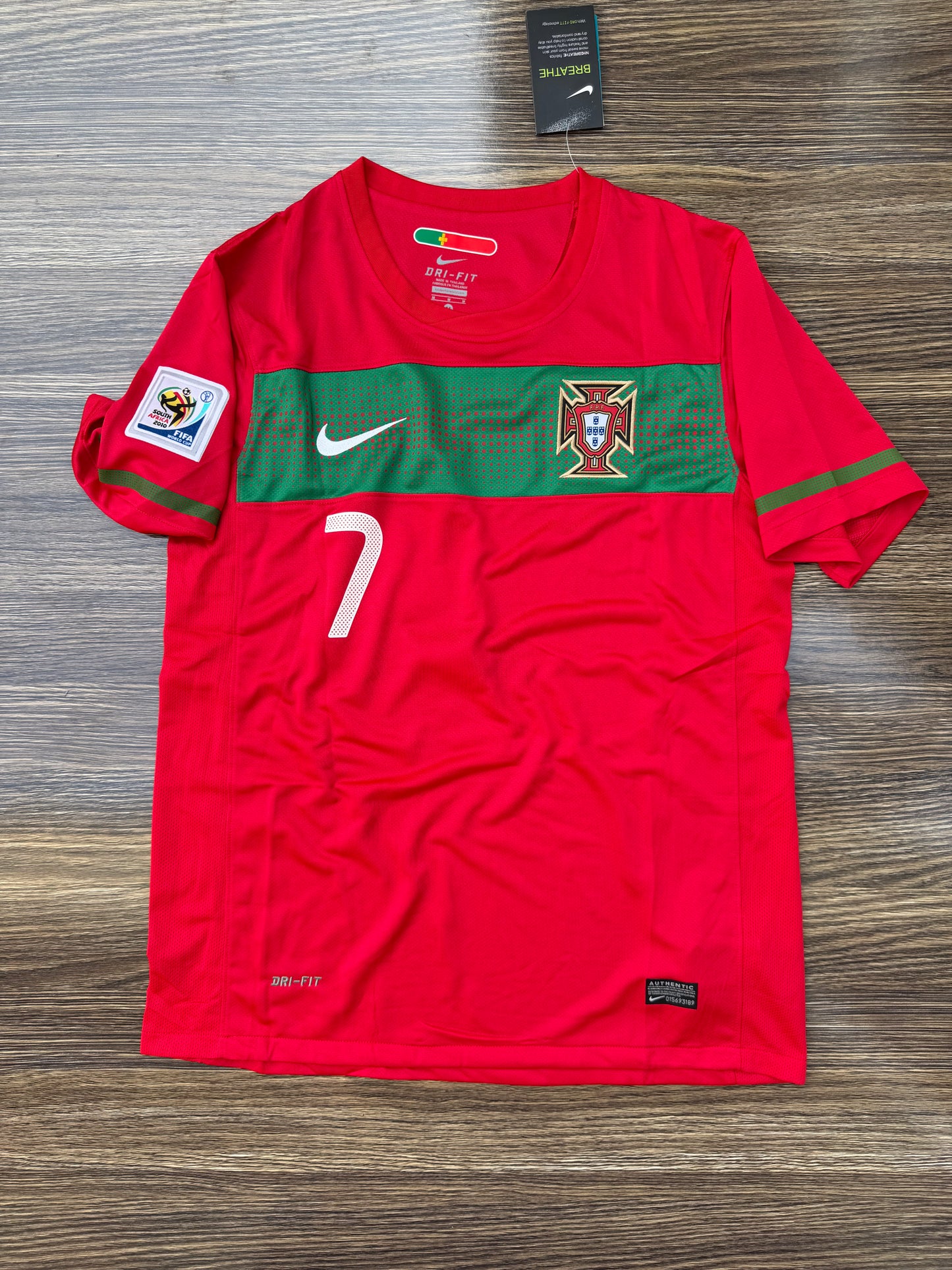 Portugal 2010 WC Home Jersey