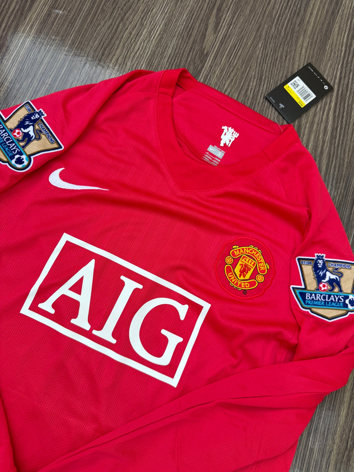 United 07/08 Home Jersey Full Sleeve