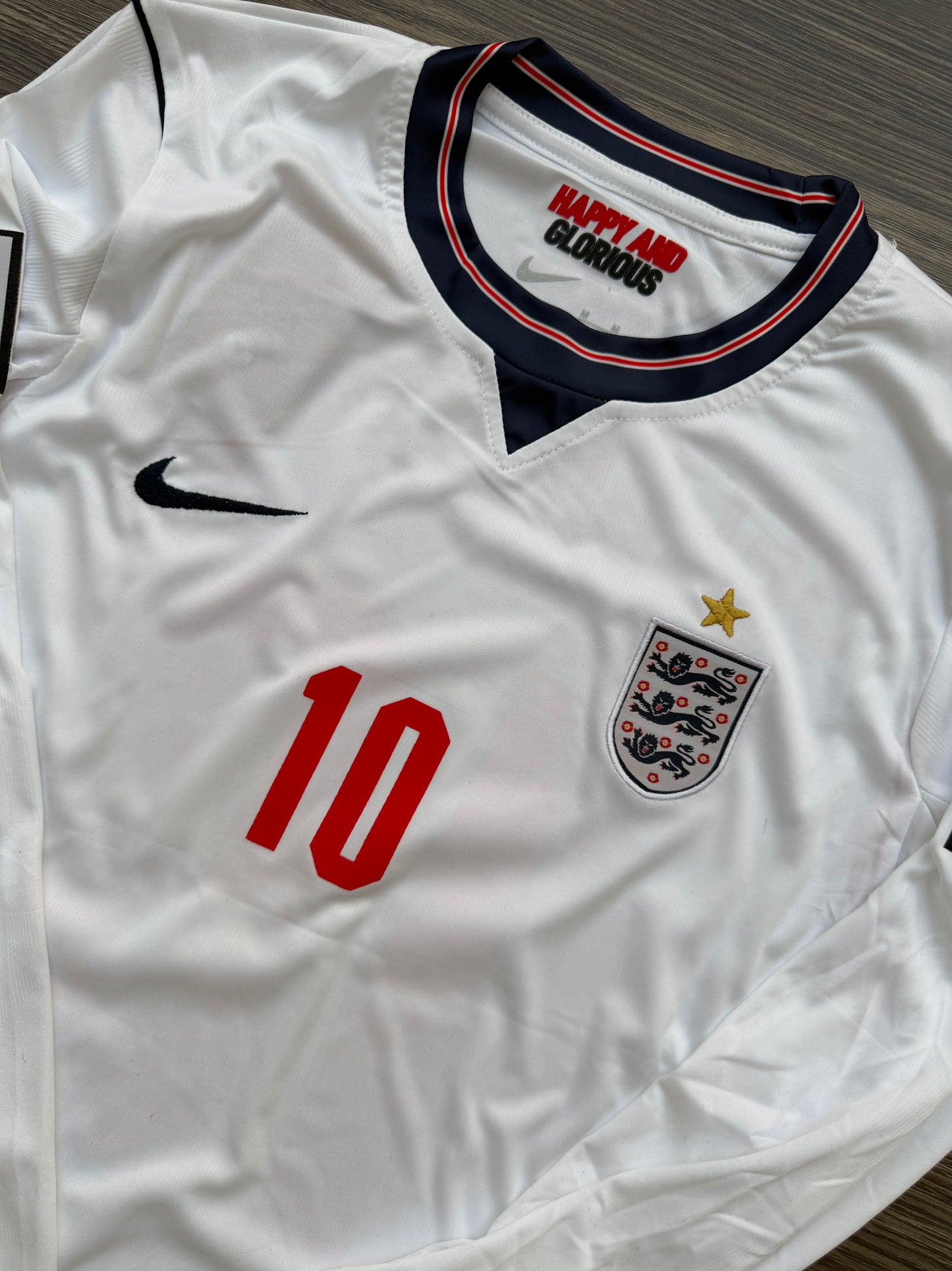 England 26 WC Home Kit Half Sleeve