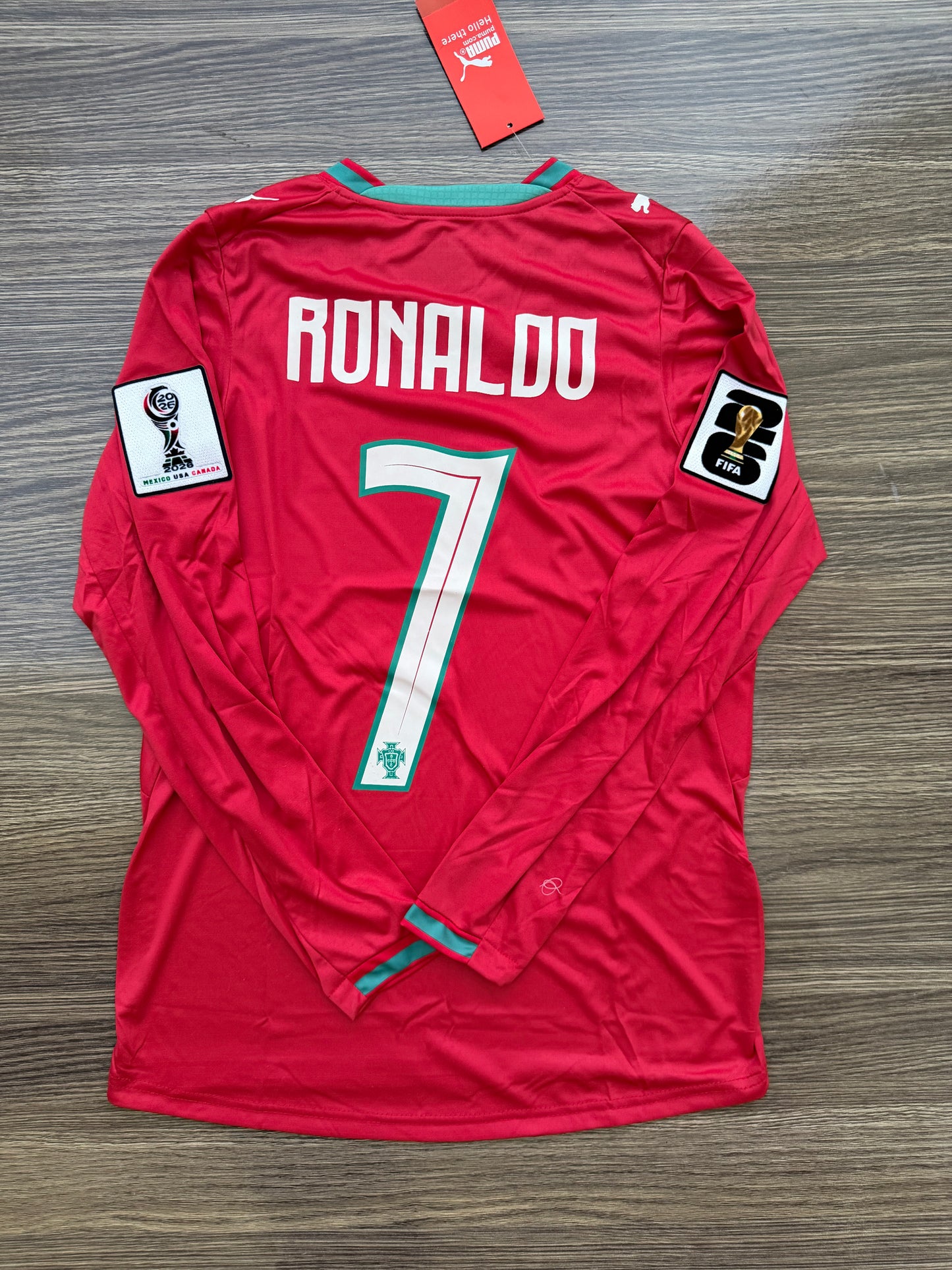 Portugal 26 WC Home Kit Full Sleeves ( TPU )