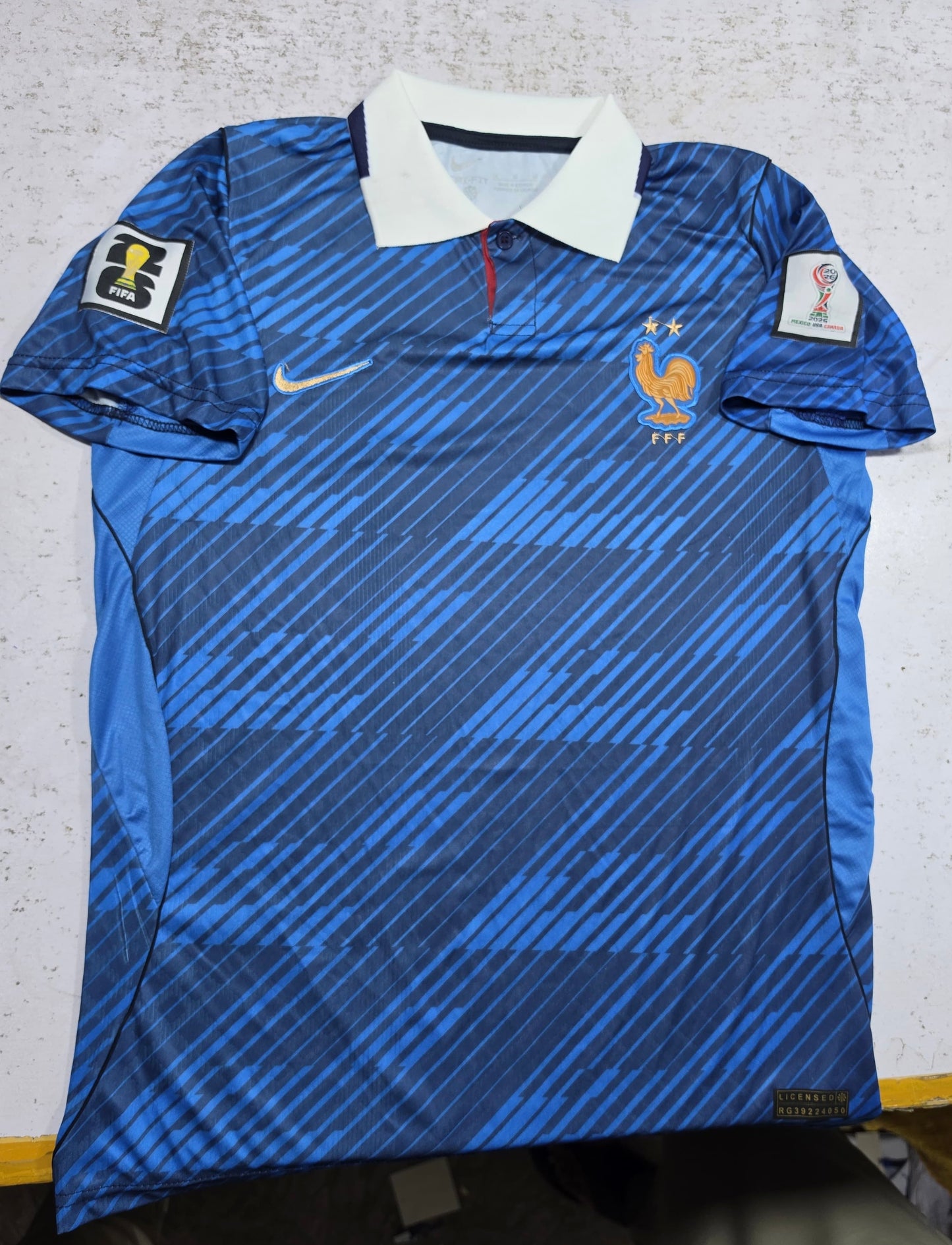 France 26 WC Home Kit Half Sleeve