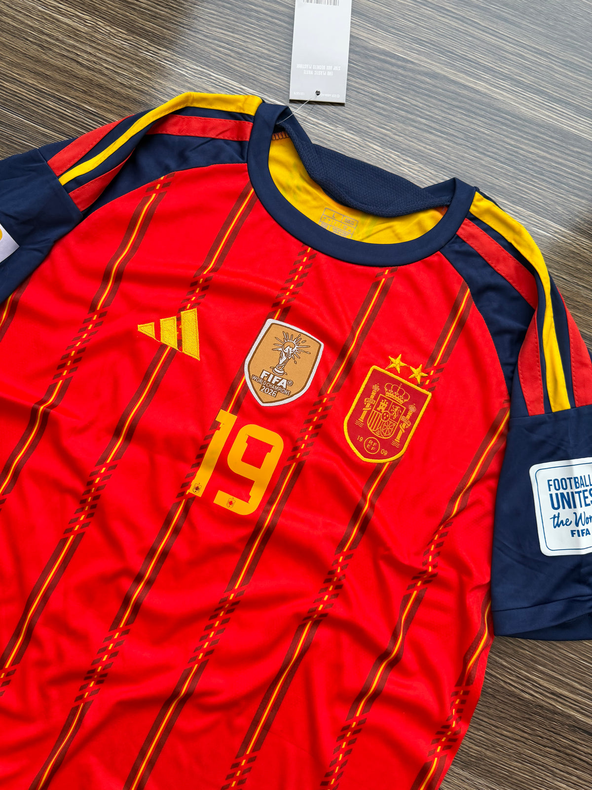 Spain 26 WC Home Kit Half Sleeve