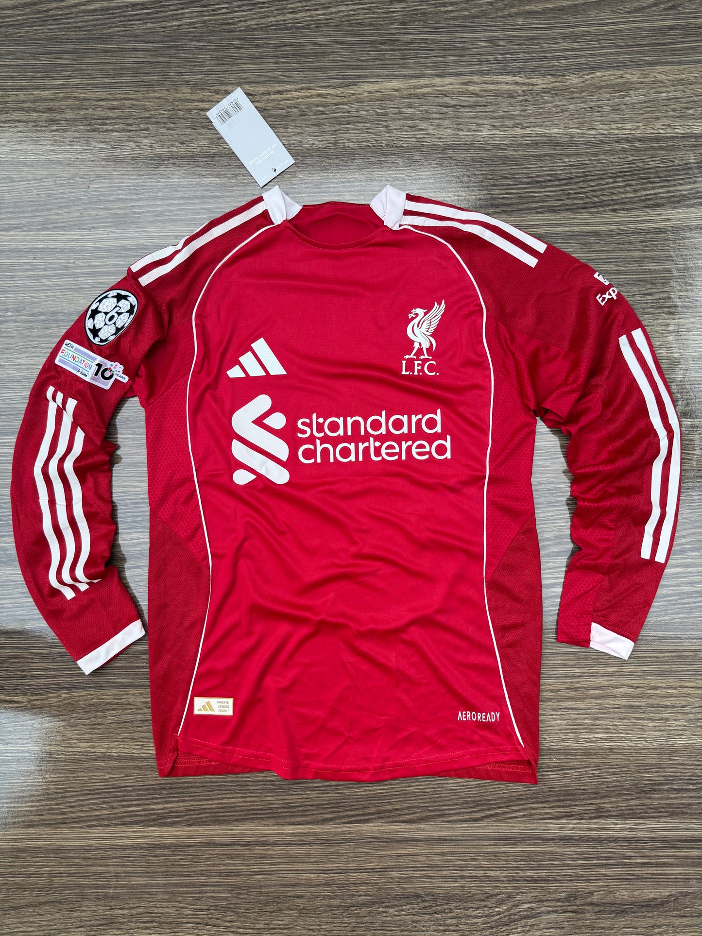 Liverpool 25/26 Home Kit Full Sleeves