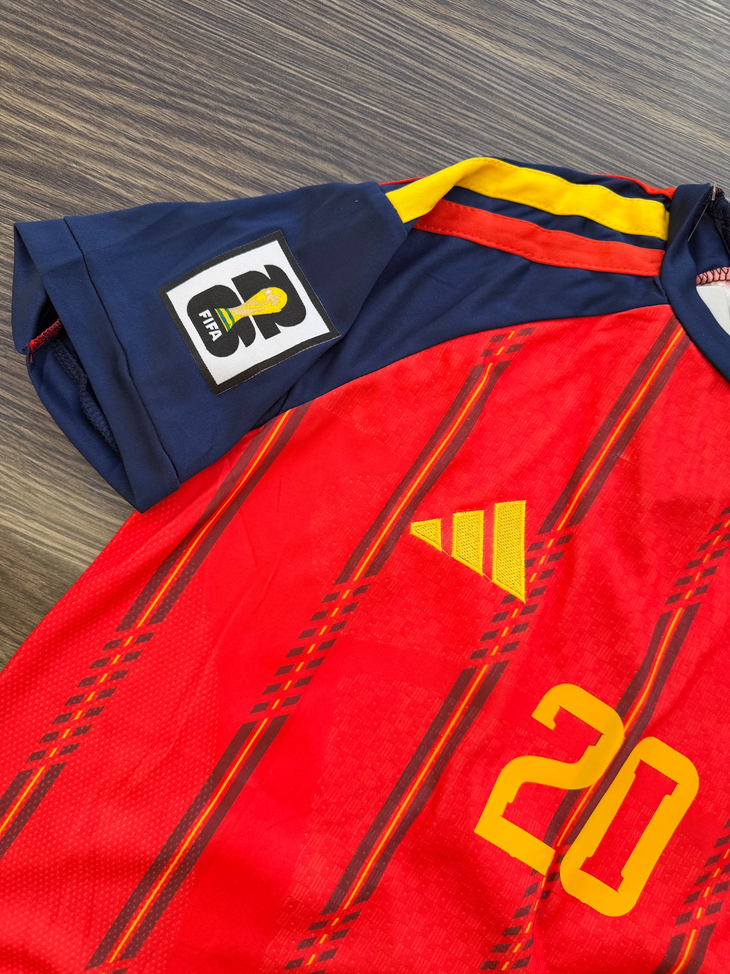 Spain 26 WC Home Kit Half Sleeve