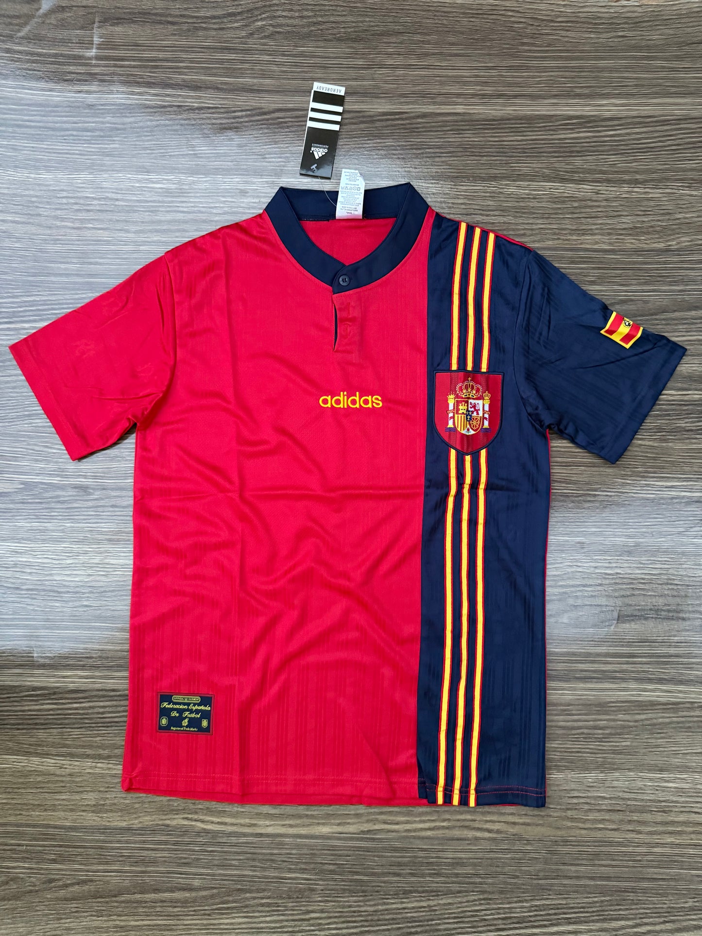 Spain 96 Home Jersey